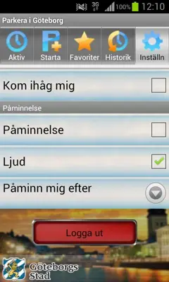 Park in Gothenburg android App screenshot 0