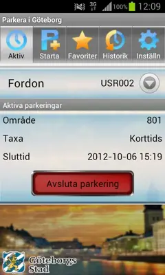 Park in Gothenburg android App screenshot 4